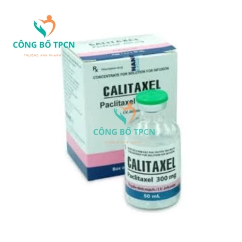 Calitaxel 300mg/50ml Nanogen - Thuốc điều trị ung thư phổi không tế nào nhỏ